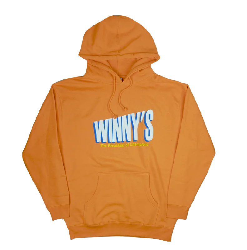 BRADLEY MARTIN WINNYS HOODIE ORANGE - RAW-20-21551 Athletic Men's High Athletic Men's High