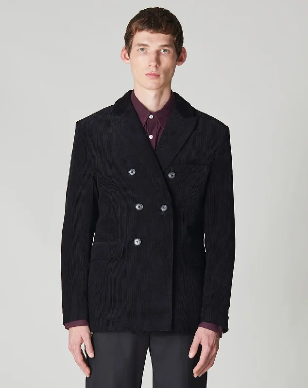 BURROUGHS CORD MEN’S BLAZER | BLACK Modern Men's  Modern Men's 