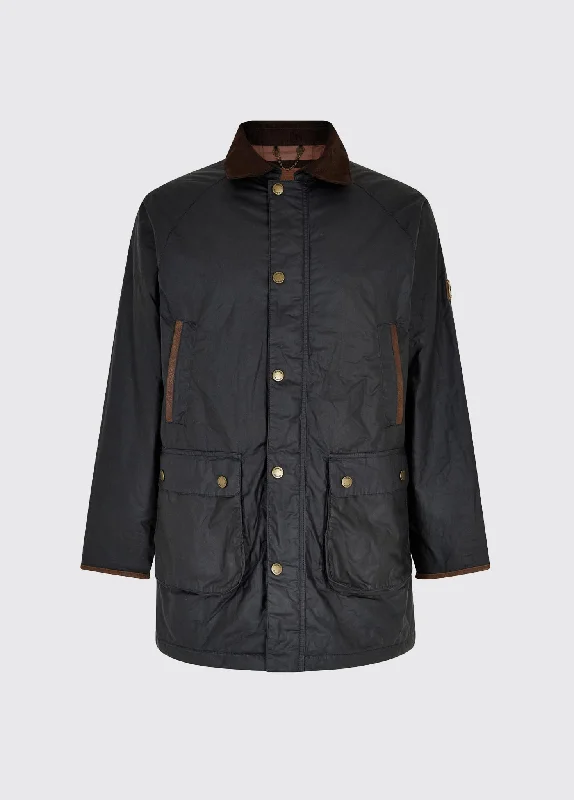 Brunswick Wax Jacket - Midnight Bold Men's Statement Bold Men's Statement