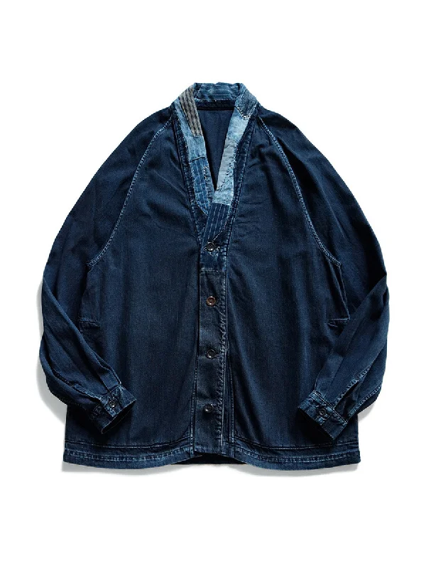 Kapital 8ozIDG Denim TIGER JUDDBHAN Shirt (NORAGI Remake) - Indigo Lumberjack Lumberjack