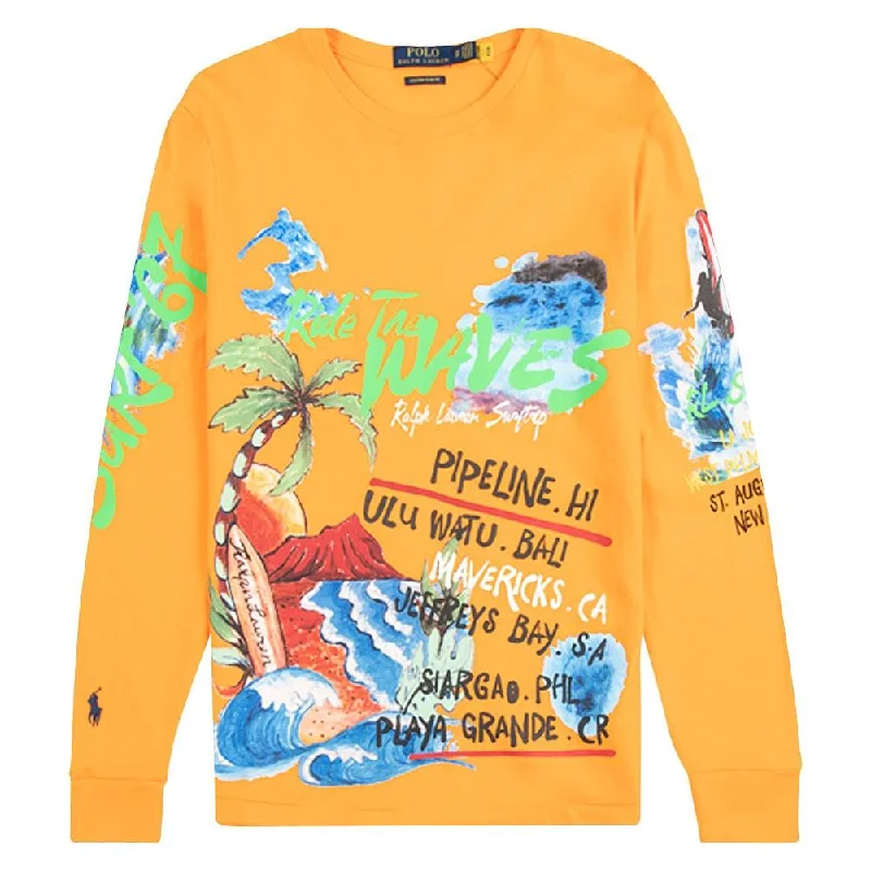 Surfer L/S Tee | Orange Confident Men's Power Confident Men's Power