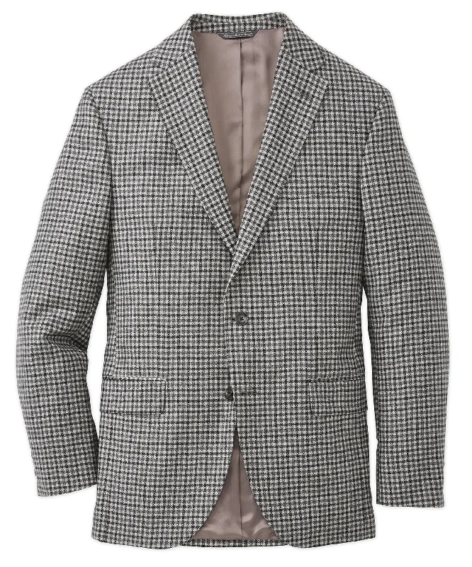 Tattersall Check Sport Coat Tough Men's Military Tough Men's Military