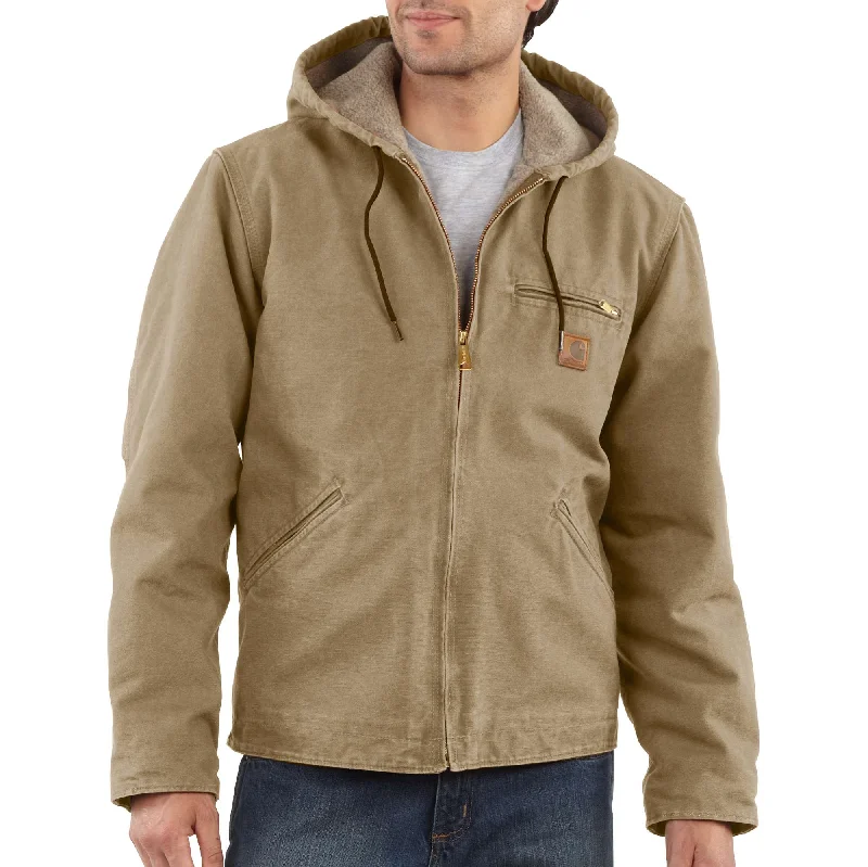 Sandstone Sherpa-Lined Sierra Jacket Cozy Men's Winter Cozy Men's Winter