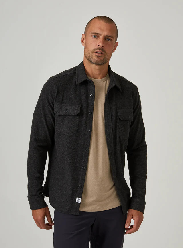 SHERPA JACKET - CHARCOAL Trendy Men's Oversized