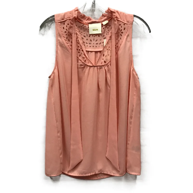 Top Sleeveless By Maeve In Peach, Size: M Relaxed Men's Beach