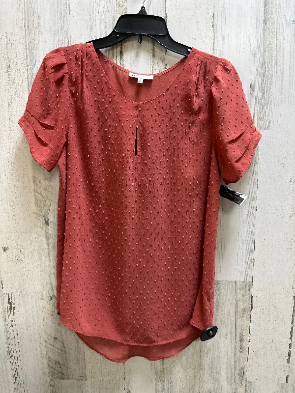 Red Top Short Sleeve Dr2, Size S Preppy Men's College