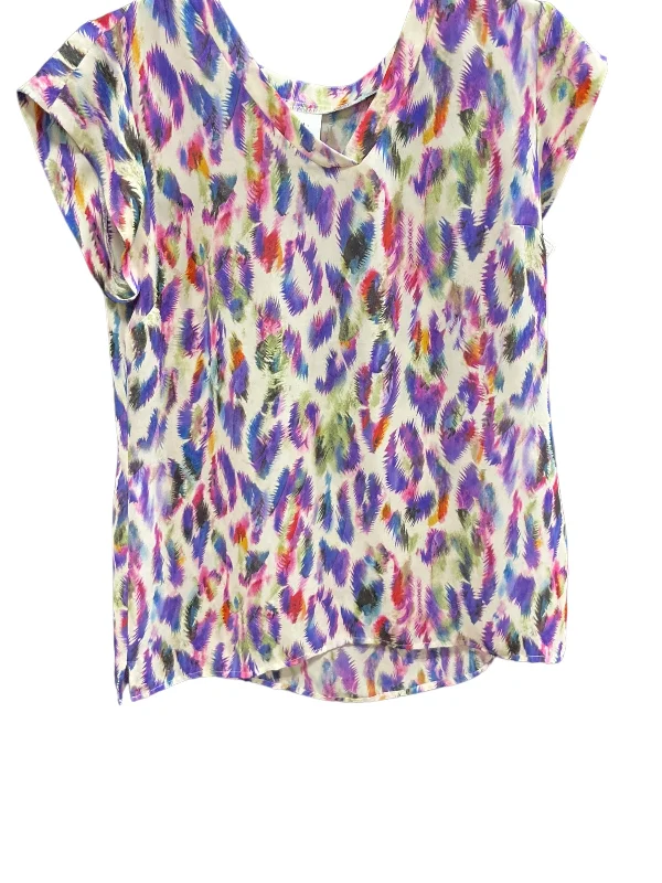 Multi-colored Top Short Sleeve Basic Cabi, Size S Artistic Men's Hand