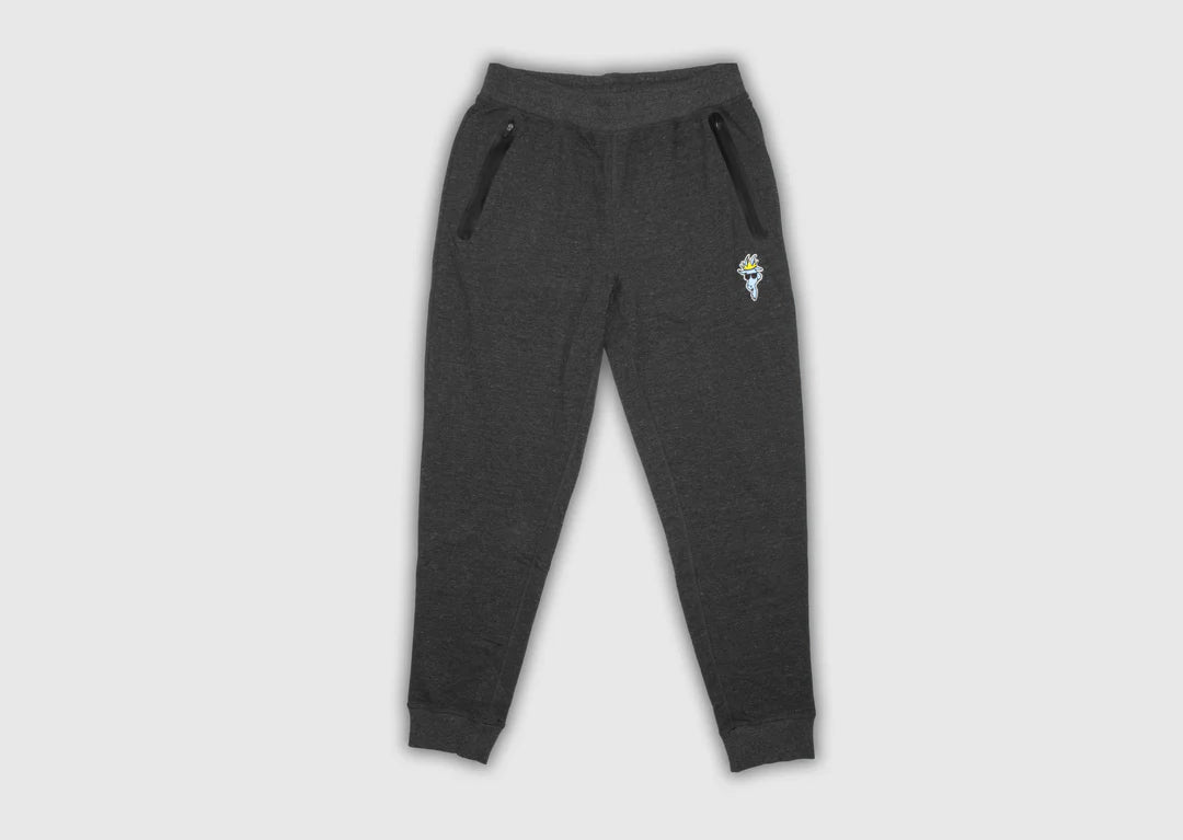 GOAT JOGGER SWEATPANT - DK GRY ZIP Sleek Men's Contemporary 