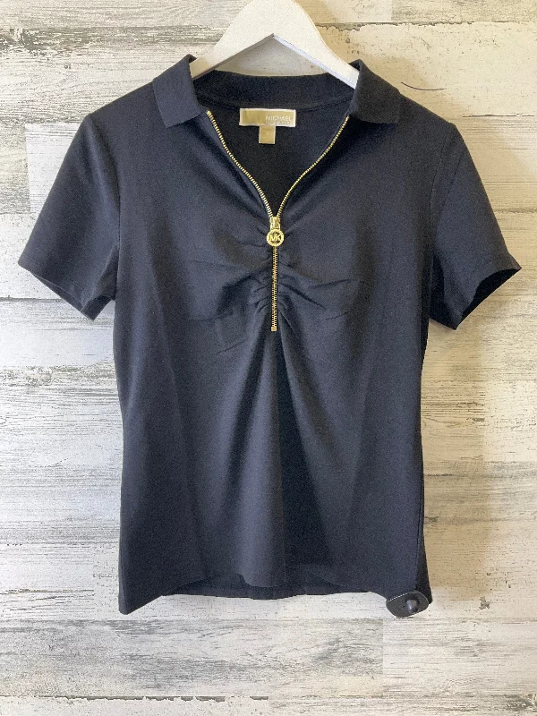 Black Top Short Sleeve Michael Kors, Size S Casual Men's Loose