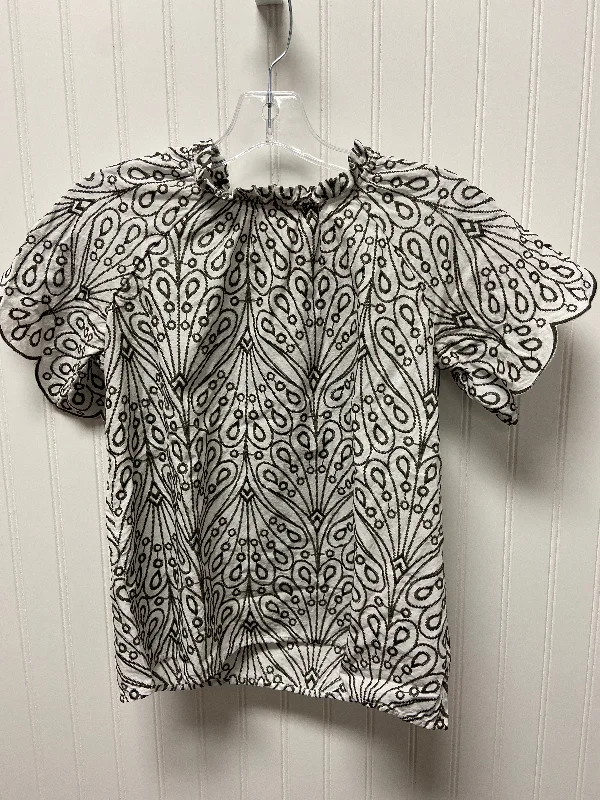 White Top Short Sleeve Loft, Size Xxs Modern Men's 