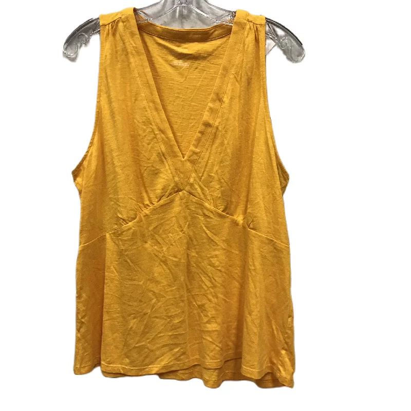 Top Sleeveless By Banana Republic In Yellow, Size: L Artistic Men's Avant