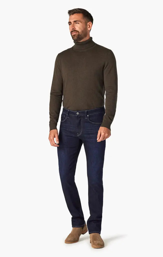 34 HERITAGE | Cool Slim Leg Pants | Deep Refined Preppy Men's College