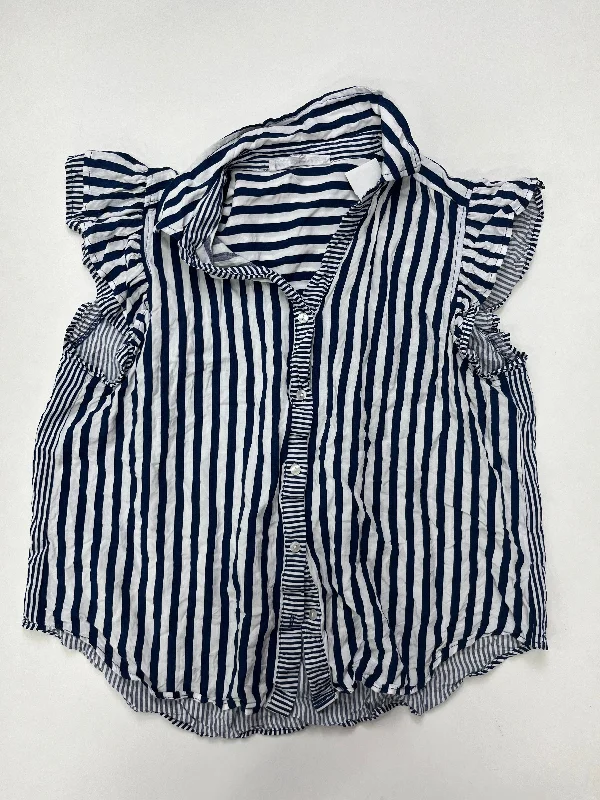 Striped Top Short Sleeve Jane And Delancey, Size L Dapper Men's Bow