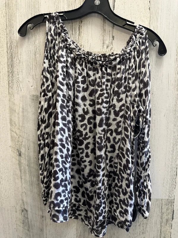 Animal Print Top Short Sleeve Sanctuary, Size S Bold Men's Animal