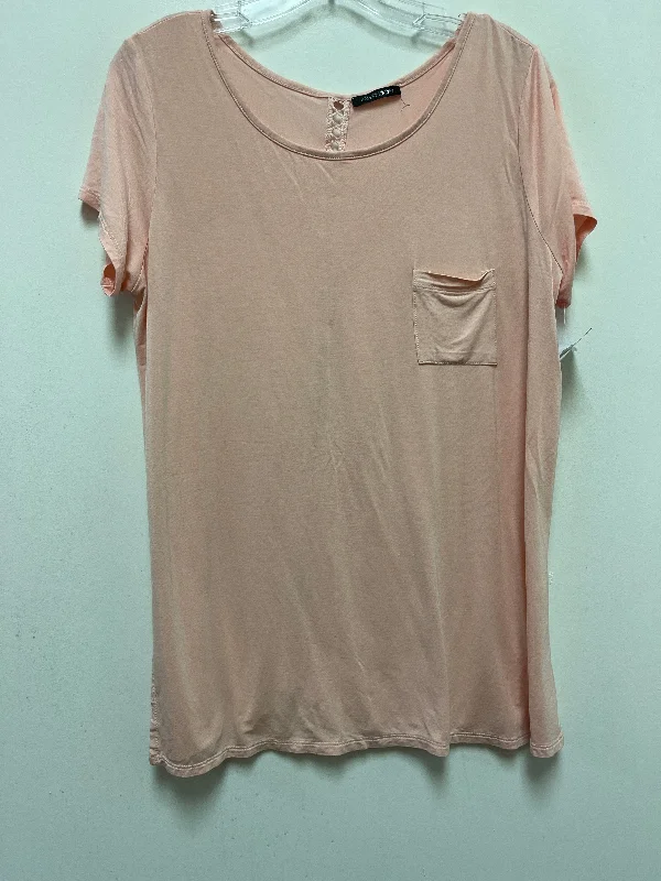 Pink Top Short Sleeve Papermoon, Size M Sharp Men's Italian