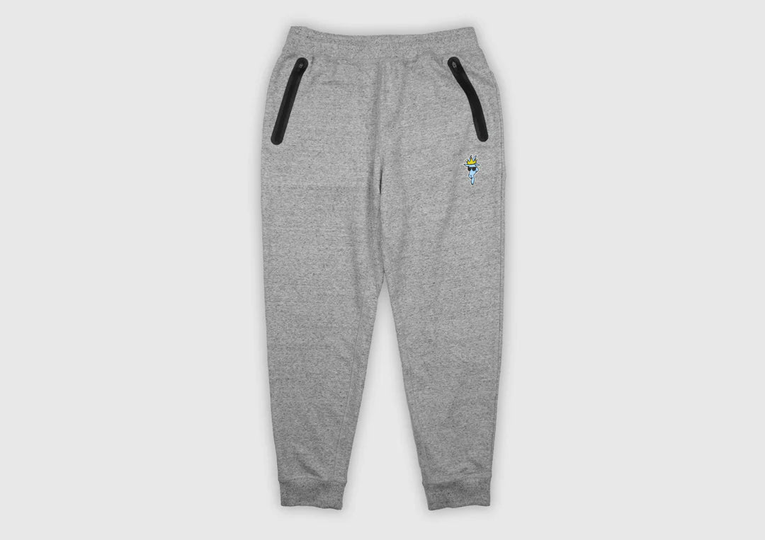 GOAT JOGGER SWEATPANT - LT GRY ZIP Cool Men's Skate