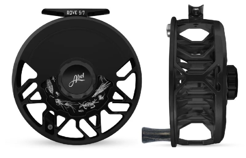 Rove Reel 5/7 Gloss Black/Ebony Wood Refined Men's Hand