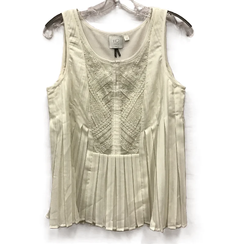 Top Sleeveless By Hd In Paris In White, Size: L Youthful Men's Anime