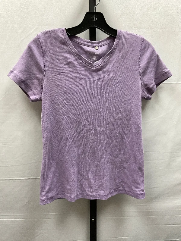 Purple Top Short Sleeve Christopher And Banks, Size S Dynamic Men's Moto