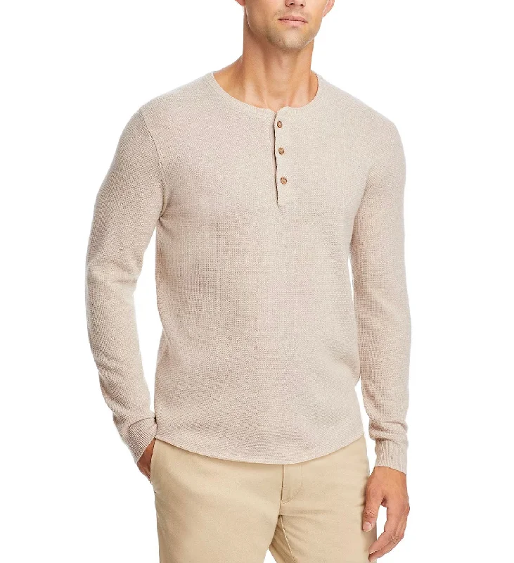 MERINO HENLEY - OYSTER Practical Men's Multi