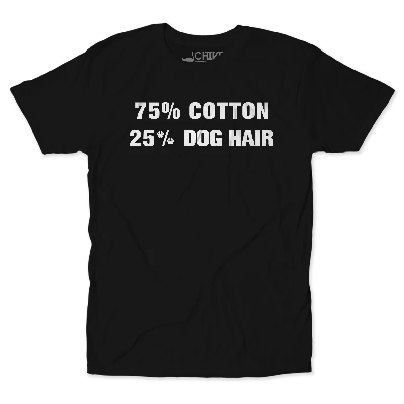 25 Percent Dog Hair Unisex Tee Casual Men's Short Casual Men's Short