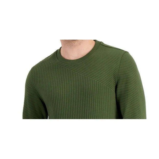 Alfani Men's Directional Ribbed Sweater Green Size Medium Cool Men's Distressed Cool Men's Distressed Cool Men's Distressed