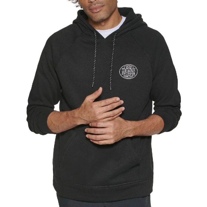 Bass Outdoor Men's Logo Graphic Hoodie Black Refined Men's Velvet Refined Men's Velvet Refined Men's Velvet