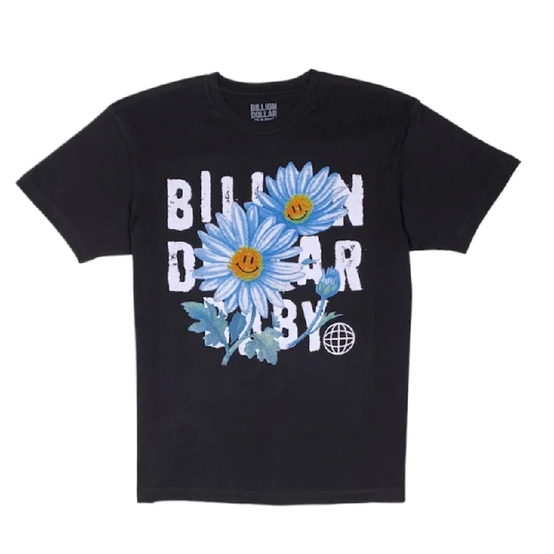 Billion Dollar Baby Daisy T Shirt (Black) Laid Laid