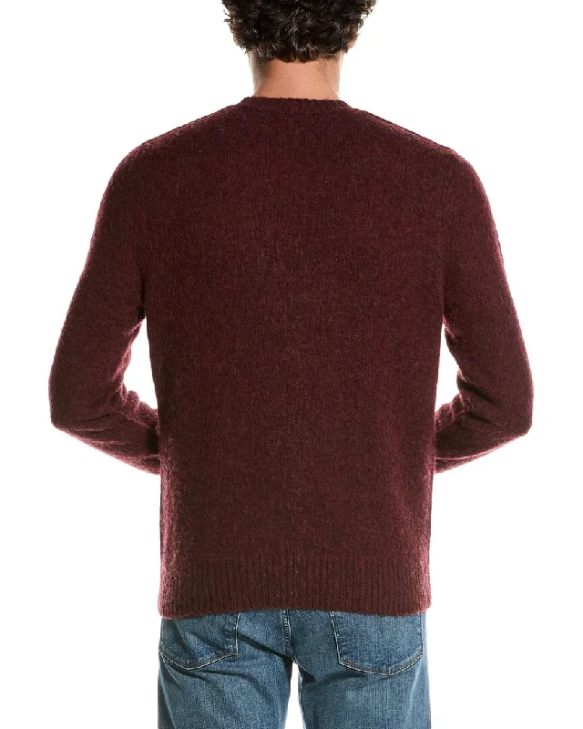 Brooks Brothers Classic Brushed Wool Crewneck Sweater Modern Men's Tech Modern Men's Tech Modern Men's Tech