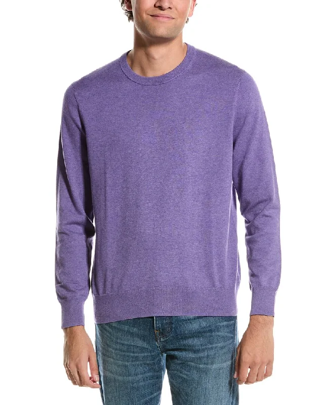 Brooks Brothers Swift Crewneck Sweater British Gentleman Style British Gentleman Style British Gentleman Style