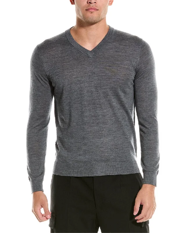 Bruno Magli Wool V-Neck Sweater Casual Men's Loose Casual Men's Loose Casual Men's Loose