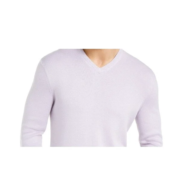 Calvin Klein Men's Regular Fit V Neck Sweater Purple Size Xx-Large Sleek Men's Contemporary  Sleek Men's Contemporary  Sleek Men's Contemporary 