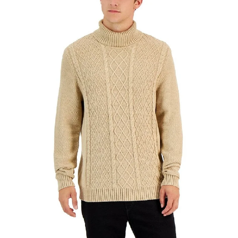 Club Room Men's Chunky Turtleneck Sweater Brown Size Xx-Large Modern Men's  Modern Men's  Modern Men's 