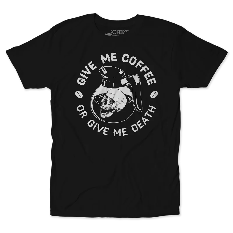 Coffee Or Death Unisex Tee Athletic Men's Compression Athletic Men's Compression