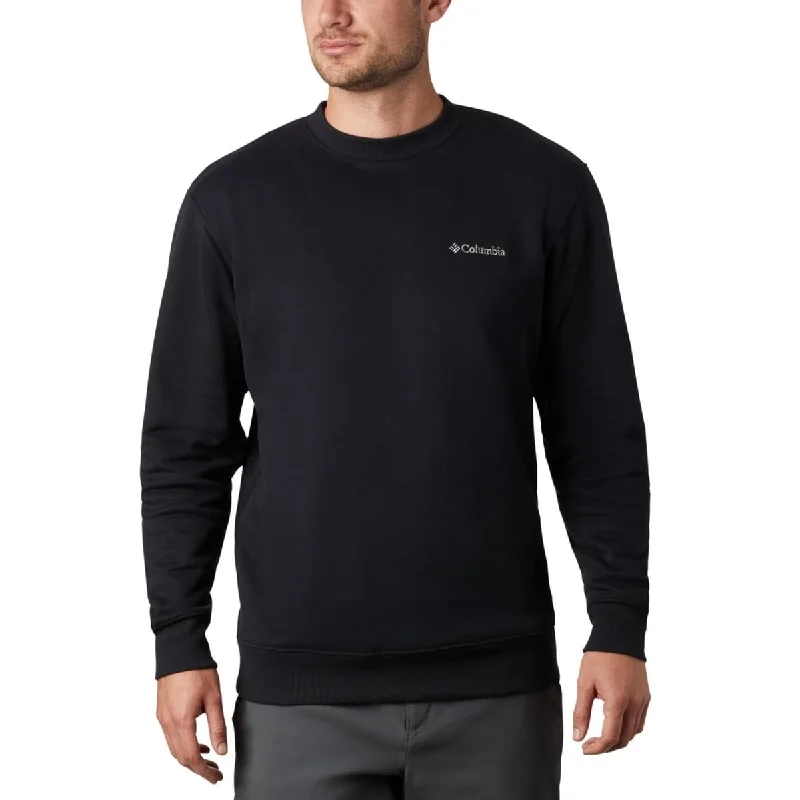 Columbia Men's Hart Mountain Ii Crew Sweatshirt Black Size Small Casual Men's Short Casual Men's Short Casual Men's Short