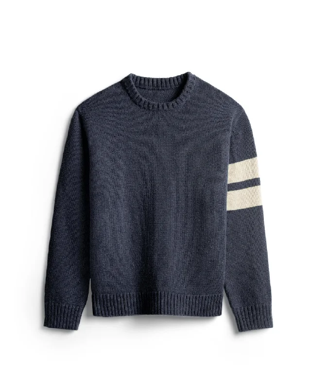 Comp Stripe Sweater - Navy Dynamic Men's Glow Dynamic Men's Glow Dynamic Men's Glow