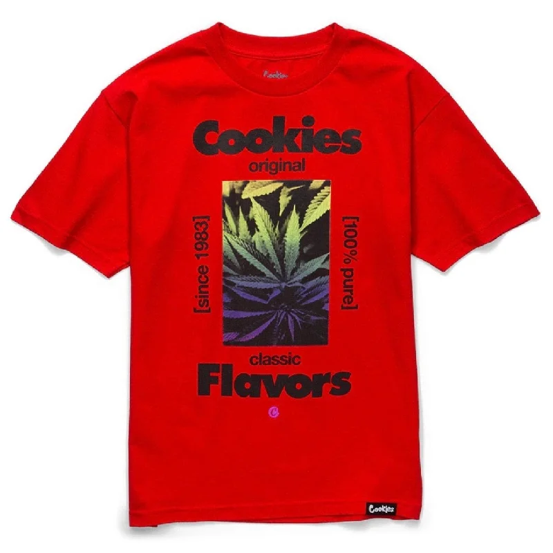 Cookies Classic Flavors Tee (Red) 1544T4155 Youthful Men's Anime Youthful Men's Anime