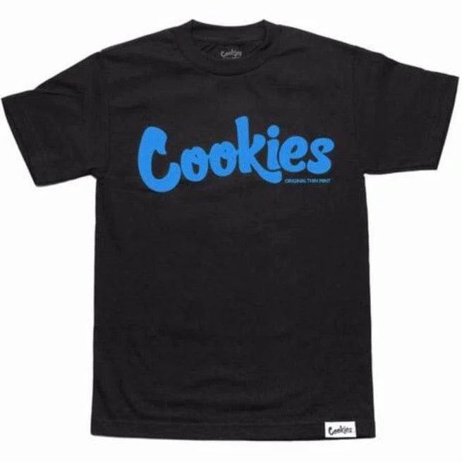 Cookies Original Mint T Shirt (Black/Cookies Blue) 1552T5111 Edgy Men's Punk Edgy Men's Punk