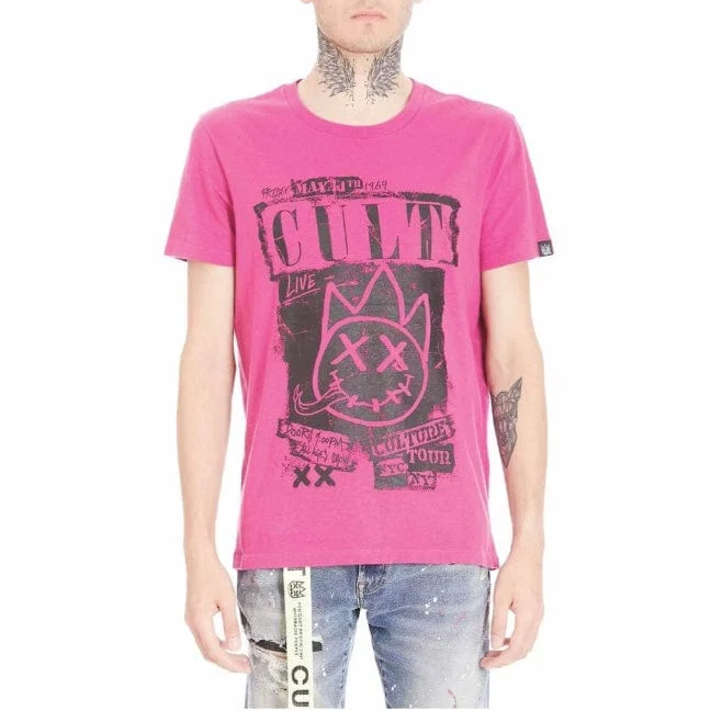 Cult Of Individuality Culture Tour Tee (Magenta) 621A5-K51A Beach Beach