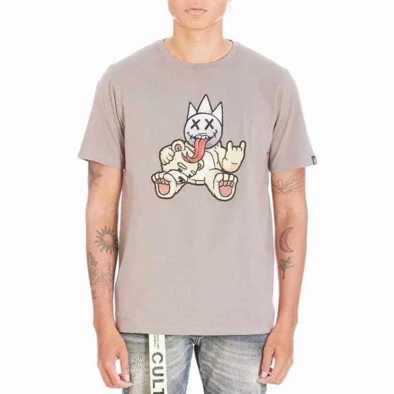 Cult Of Individuality Teddy Bear SS Tee (Satellite) 621A5-K34A Cclassic Men's Tweed Cclassic Men's Tweed