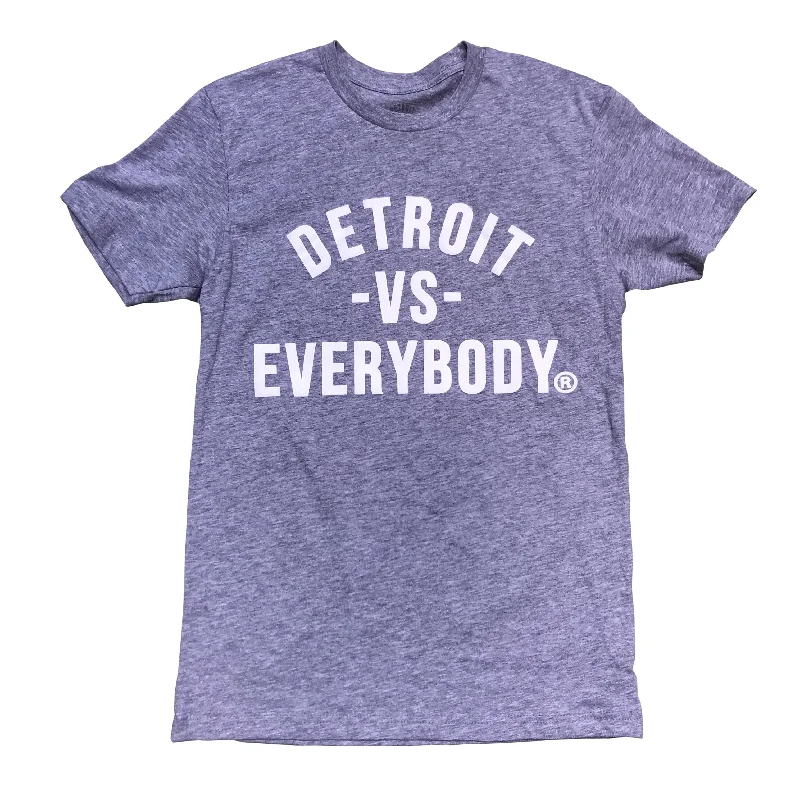 DETROIT VS EVERYBODY T-SHIRT GREY/WHITE Gym Gym