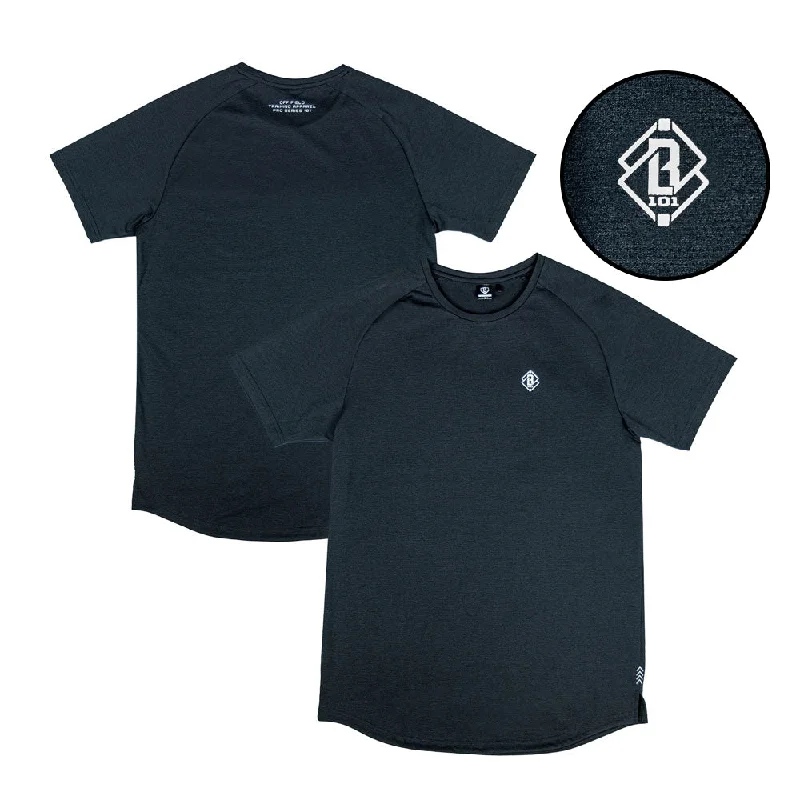 Diamond Tech Youth Tee - Black/White Beach Beach