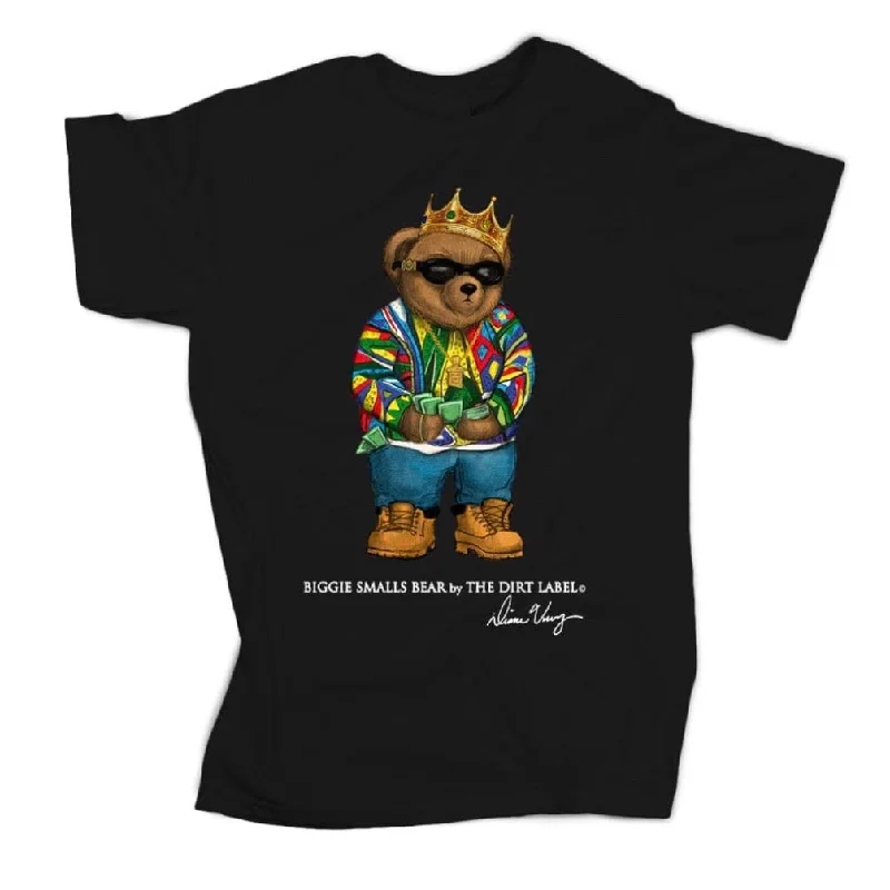 Dirt Label Biggie Bear T Shirt (Black) Earthy Men's Sustainable  Earthy Men's Sustainable 