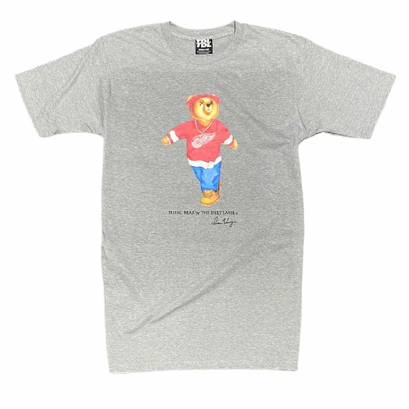 Dirt Label Tupac Bear T Shirt (Grey) Practical Men's Multi Practical Men's Multi