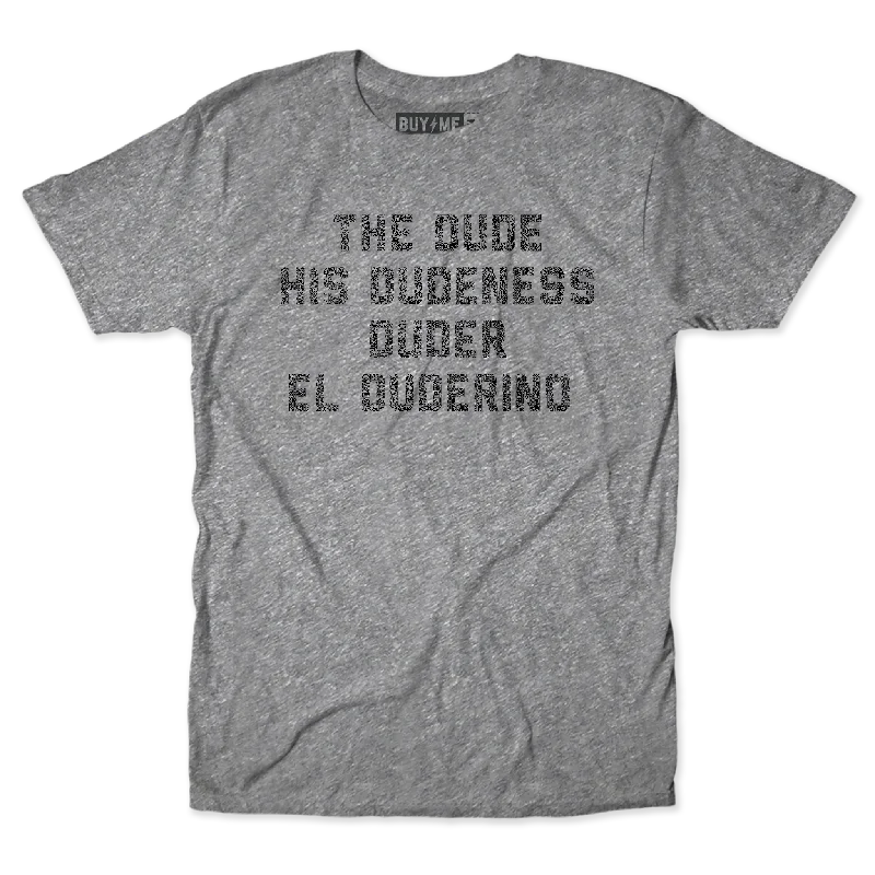 Dude Tee Bold Men's Statement Bold Men's Statement