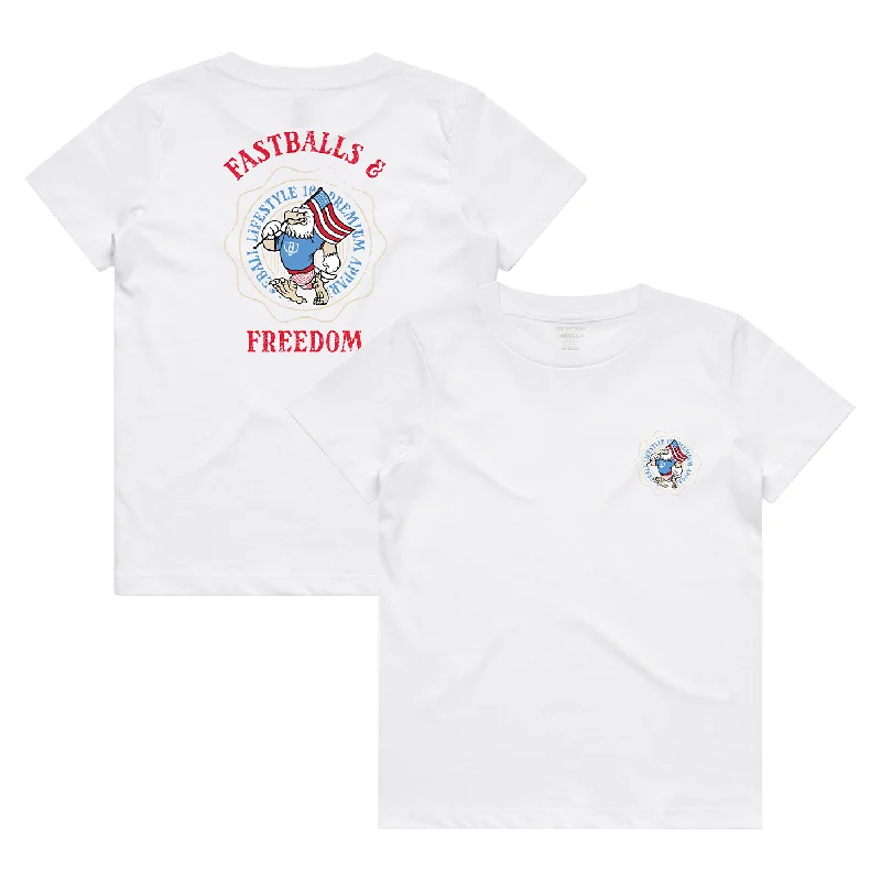 Fastballs & Freedom Youth Tee Elegant Men's Formal  Elegant Men's Formal 