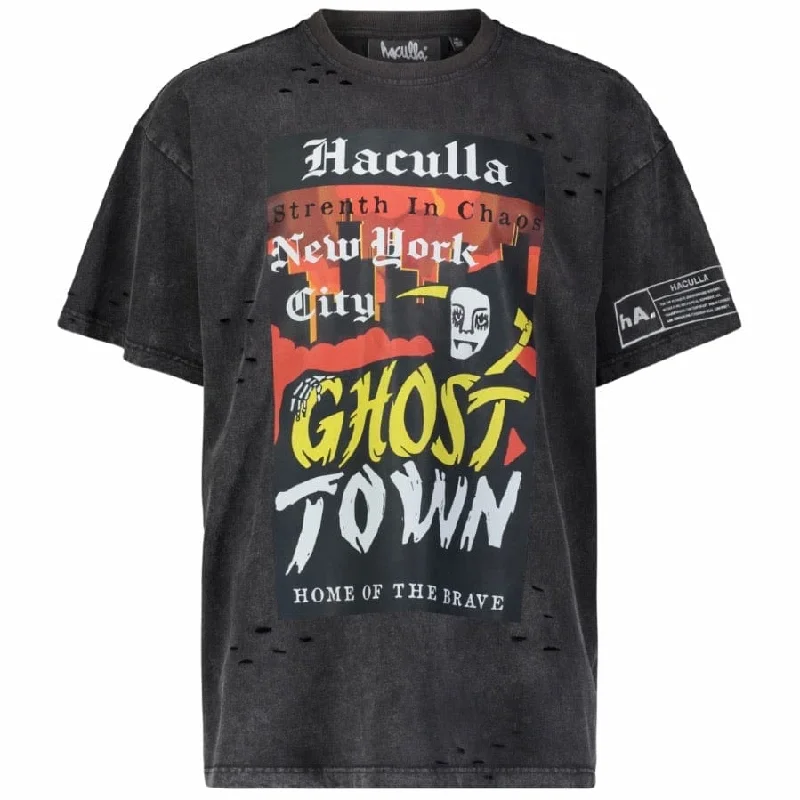 Haculla Ghost Town Vintage Tee (Black) HA02BA-T03 Refined Men's European Refined Men's European