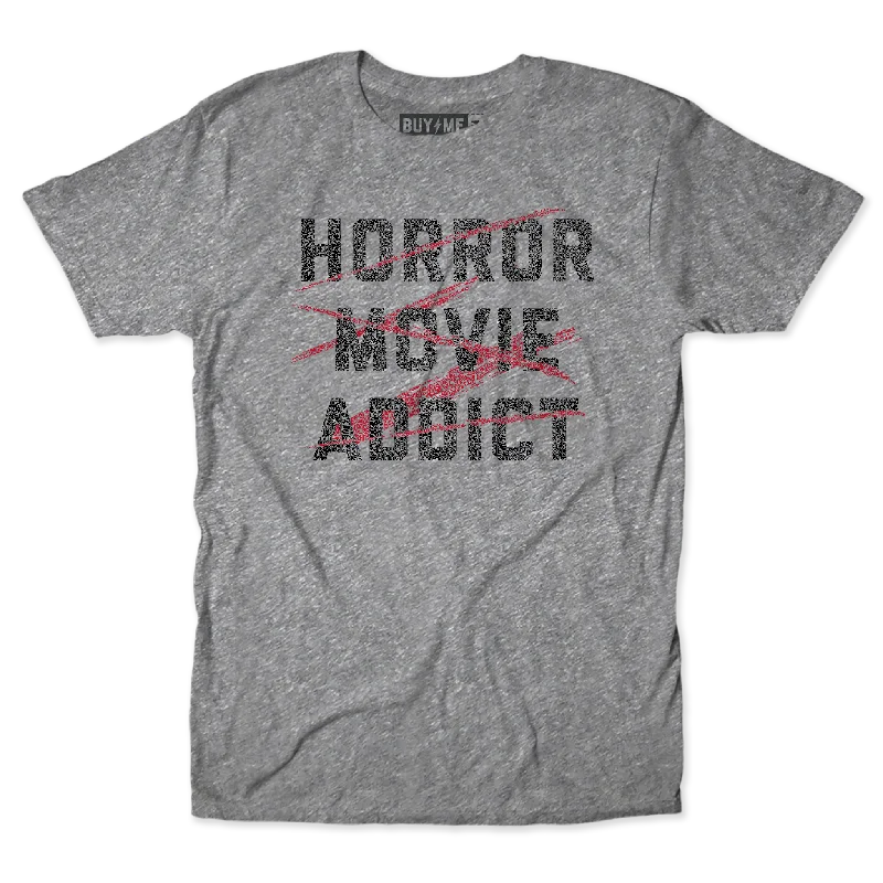 Horror Movie Addict Tee Traditional Men's Wool Traditional Men's Wool