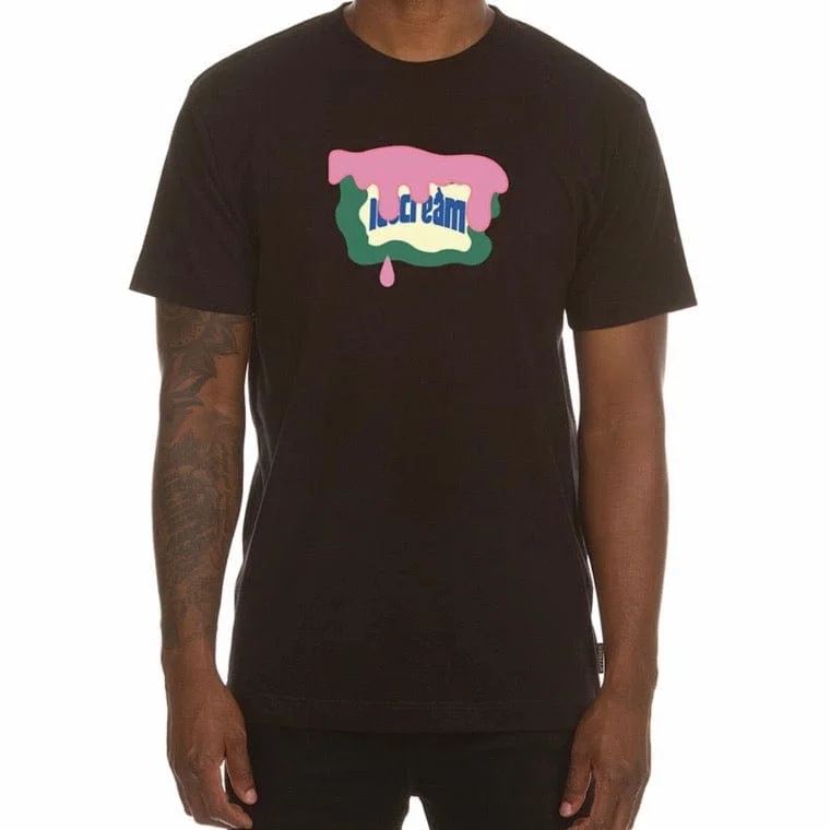 Ice Cream Flag Short Sleeve Tee (Black) 411-2206 Monochromatic All Monochromatic All