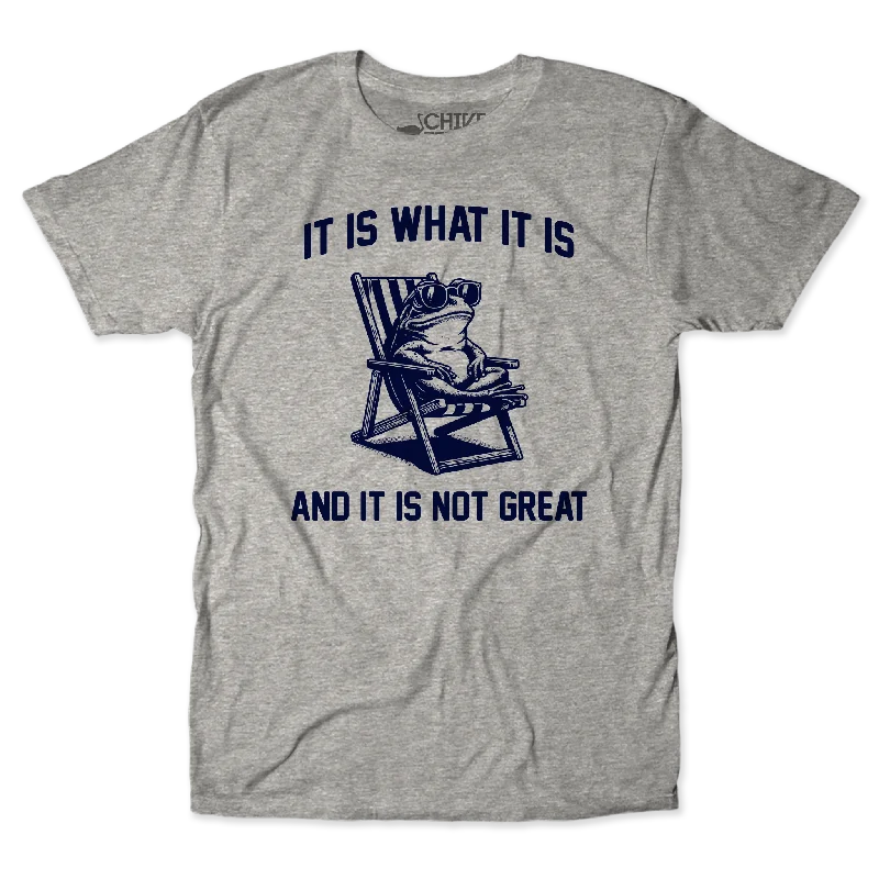 It Is What It Is Unisex Tee Minimalist Men's Casual  Minimalist Men's Casual 